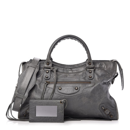 Balenciaga Agneau Classic Hardware City Tarmac 1 of 9