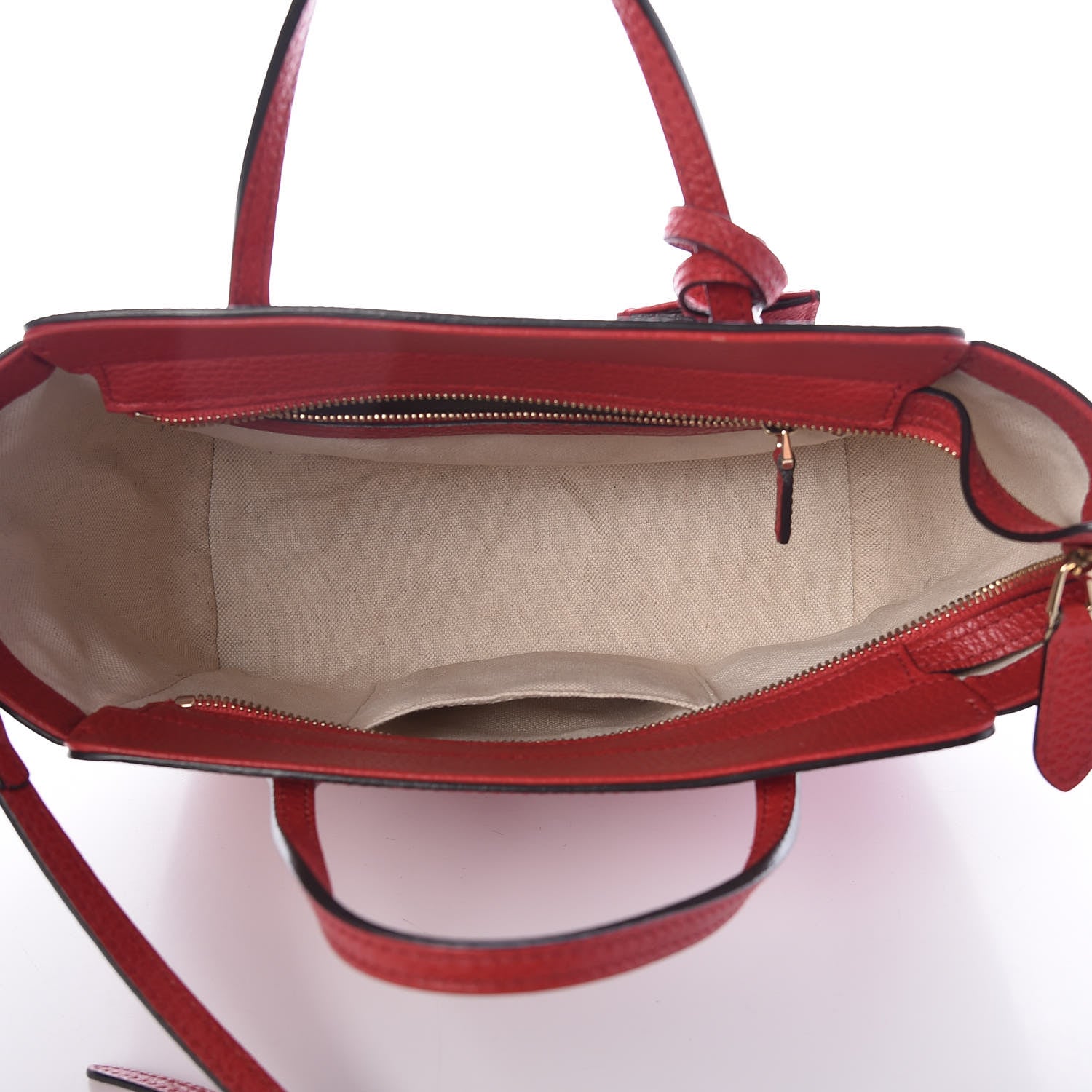 Gucci Dollar Calfskin Mini Swing Top Handle Bag Tabasco 5 of 17
