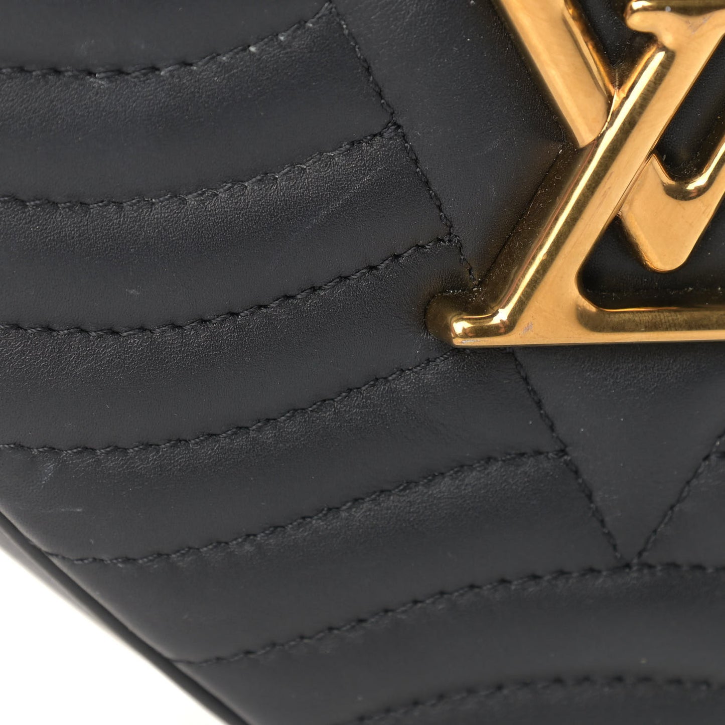 Calfskin New Wave Heart Bag Black