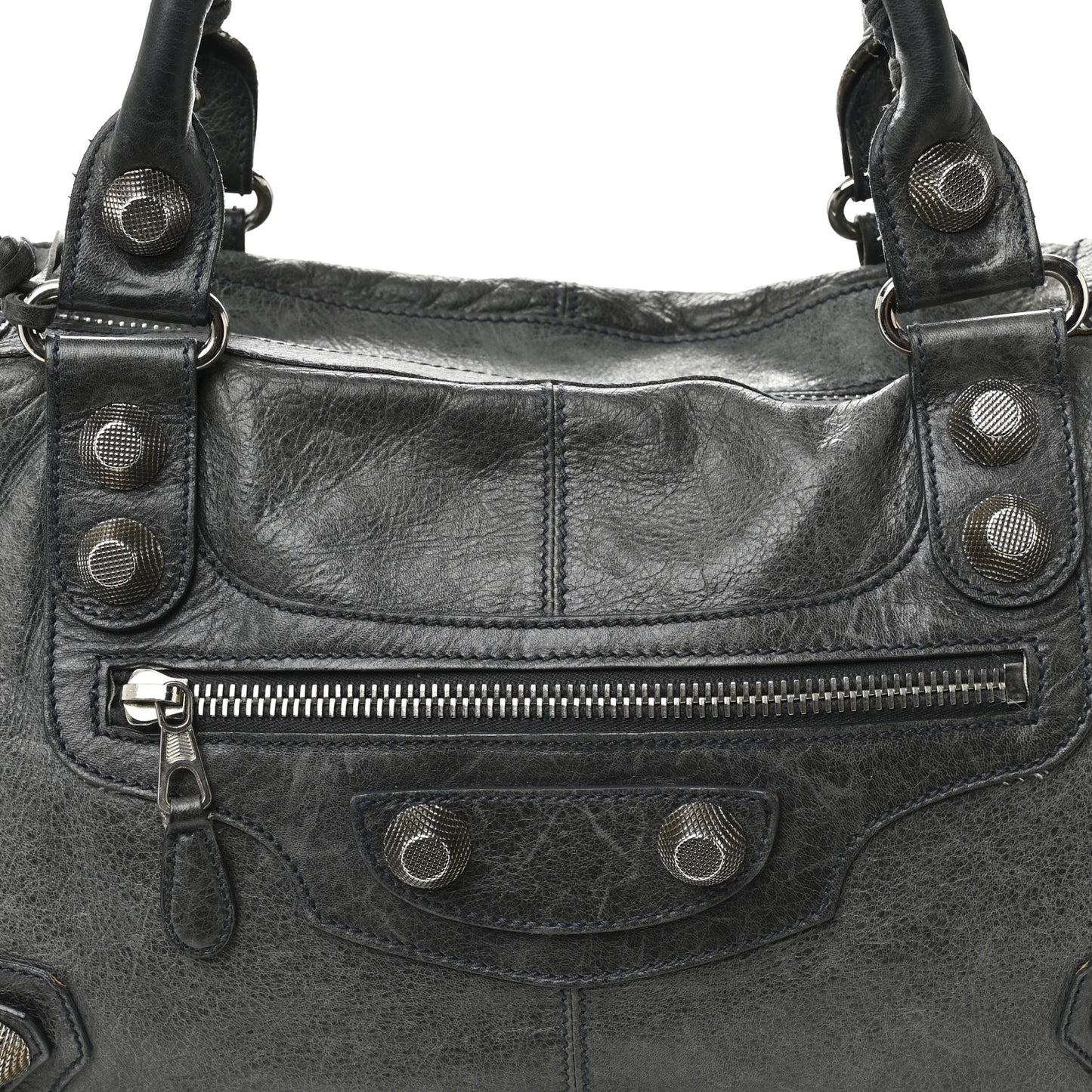 Agneau Giant 21 Silver Hardware Work Anthracite