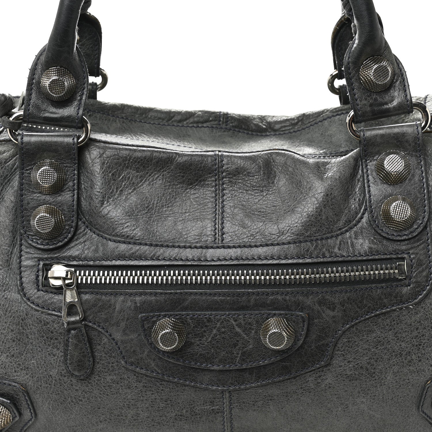 Balenciaga Agneau Giant 21 Silver Hardware Work Anthracite 9 of 13