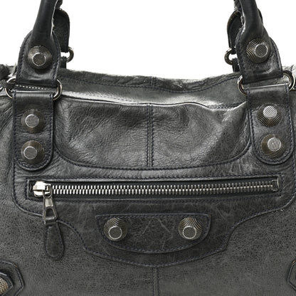 Balenciaga Agneau Giant 21 Silver Hardware Work Anthracite 9 of 13