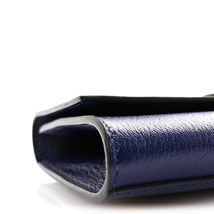 Hermes Chevre Mysore Medor 23 Clutch Bleu Encre 8 of 10