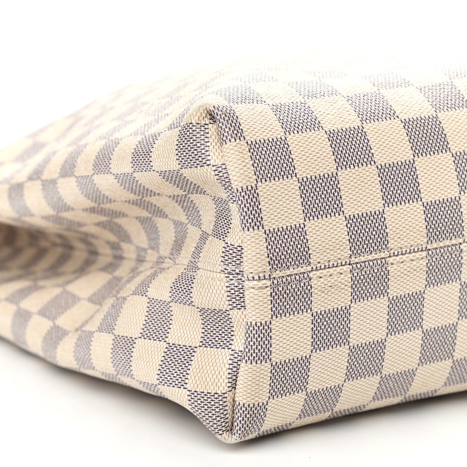 Louis Vuitton Damier Azur Graceful MM Rose Ballerine 9 of 11