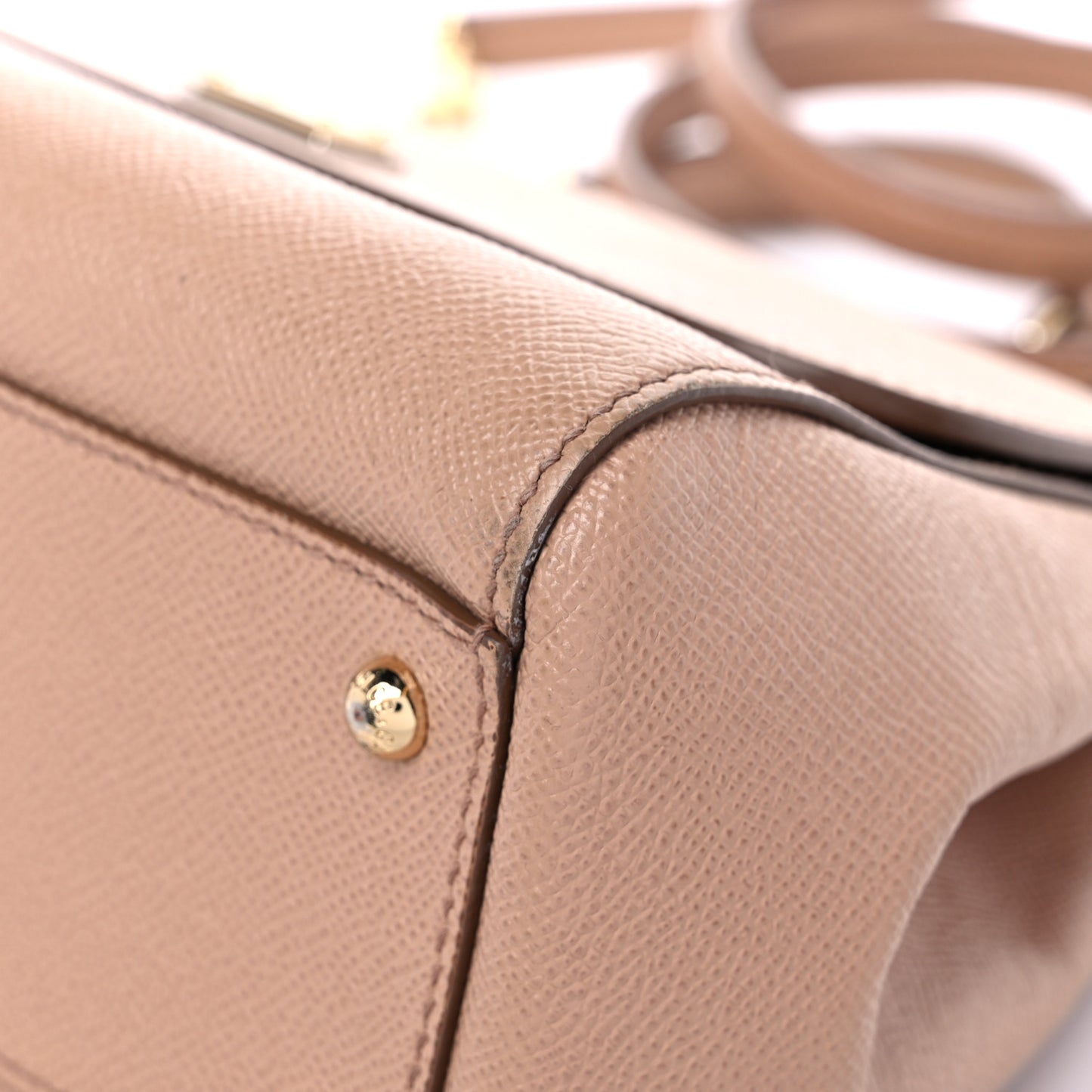 Dauphine Medium Miss Sicily Satchel Beige