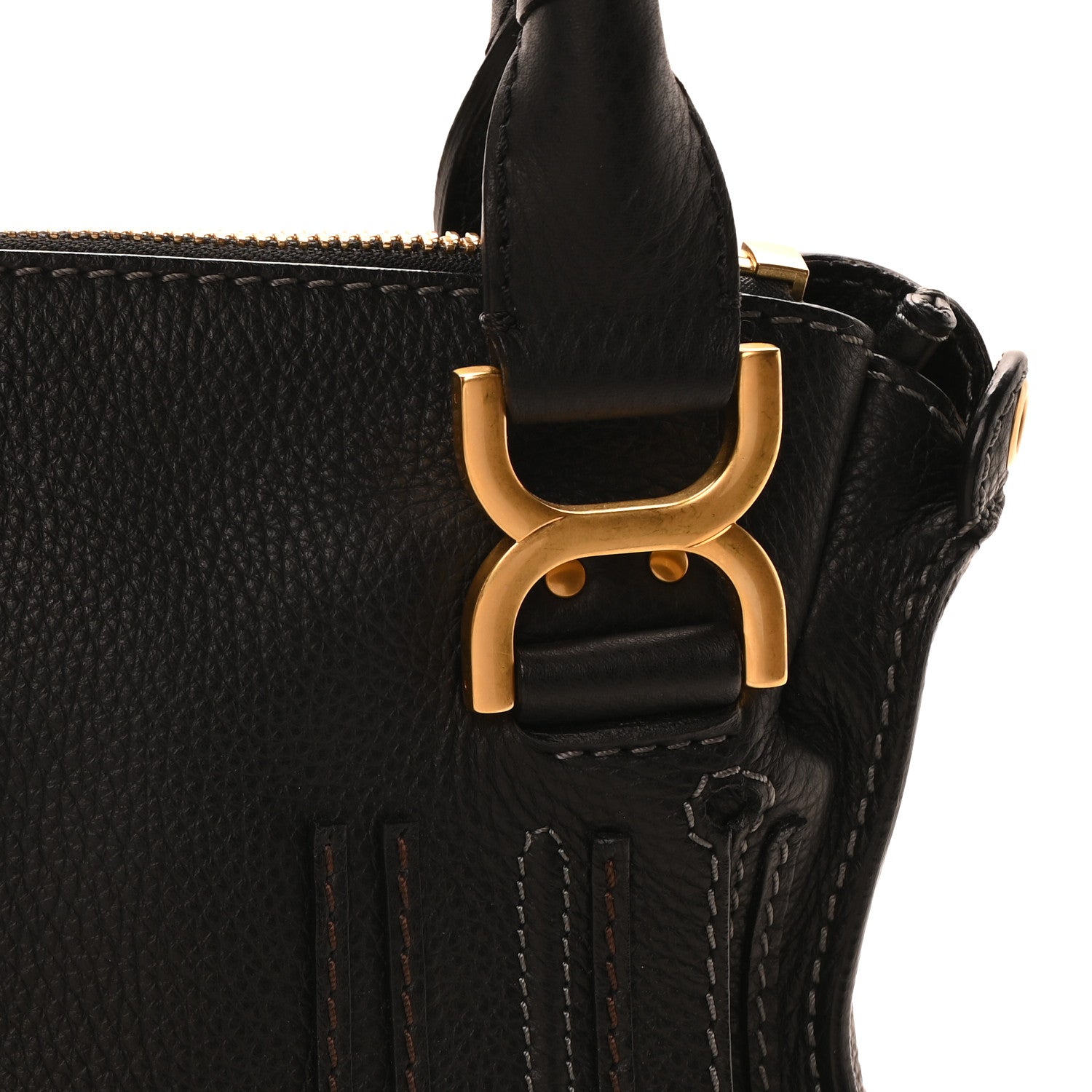 Chloe Calfskin Medium Marcie Satchel Black 8 of 10