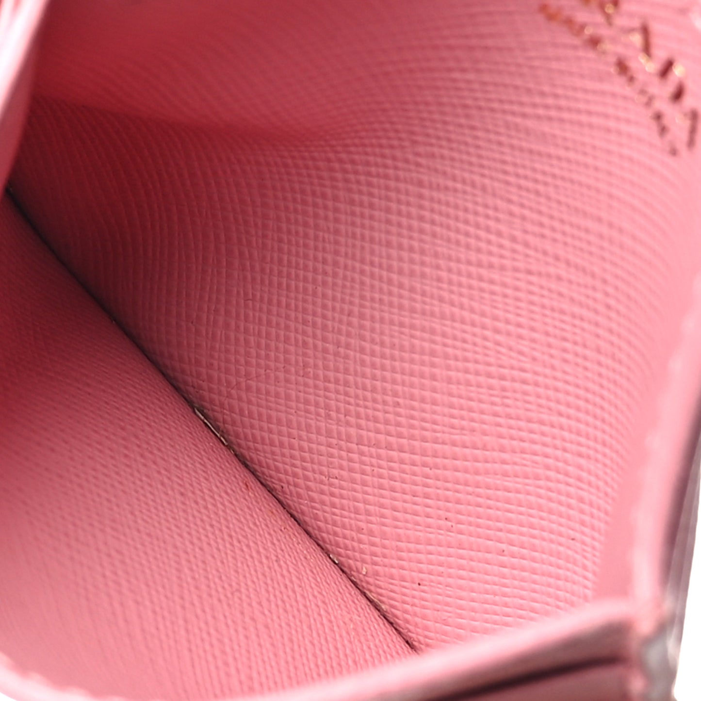 Saffiano Shine Monochrome Card Holder Peonia