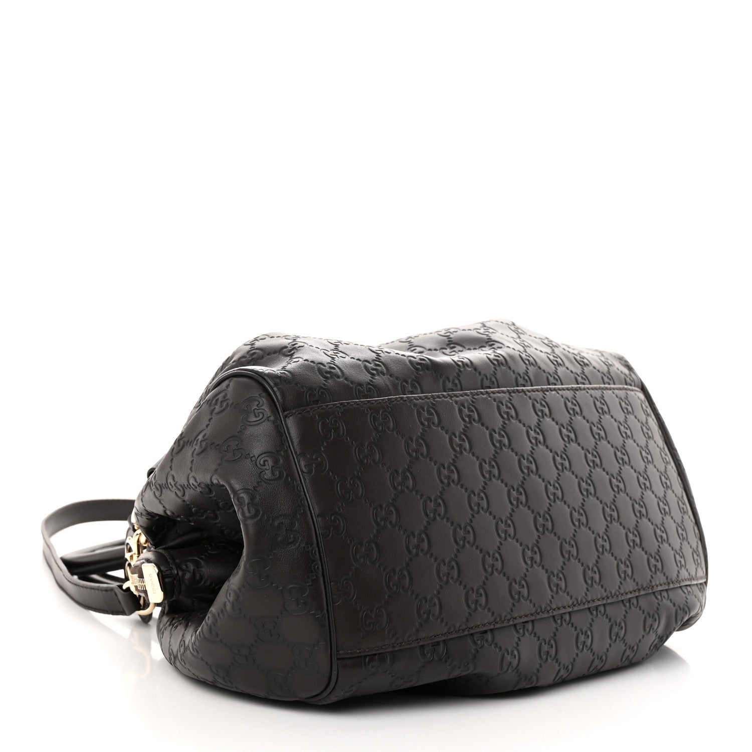 Gucci Guccissima Medium Sukey Boston Chocolate 4 of 10