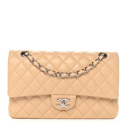 Chanel Lambskin Quilted Medium Double Flap Beige 1 of 11
