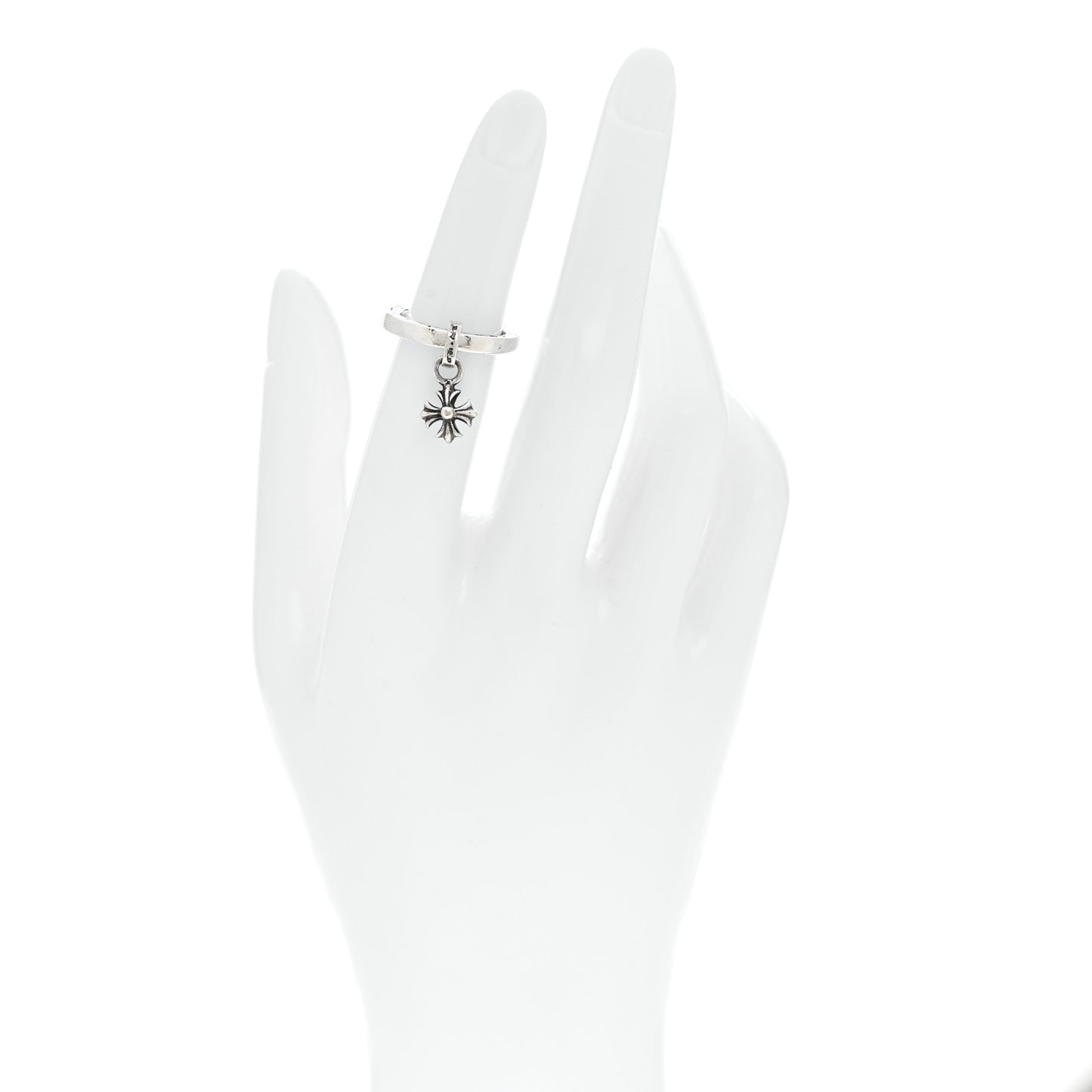 Sterling Silver Cross Celtic Charm Ring 51 5.75