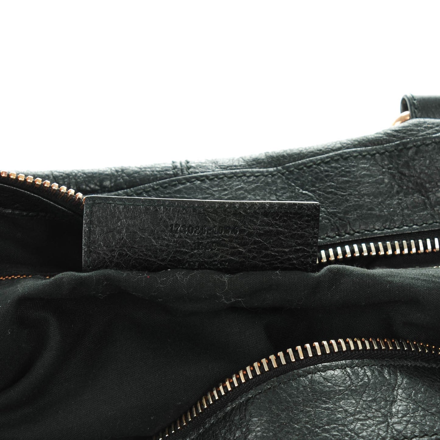 Agneau Giant 21 Rose Gold Hardware Work Black