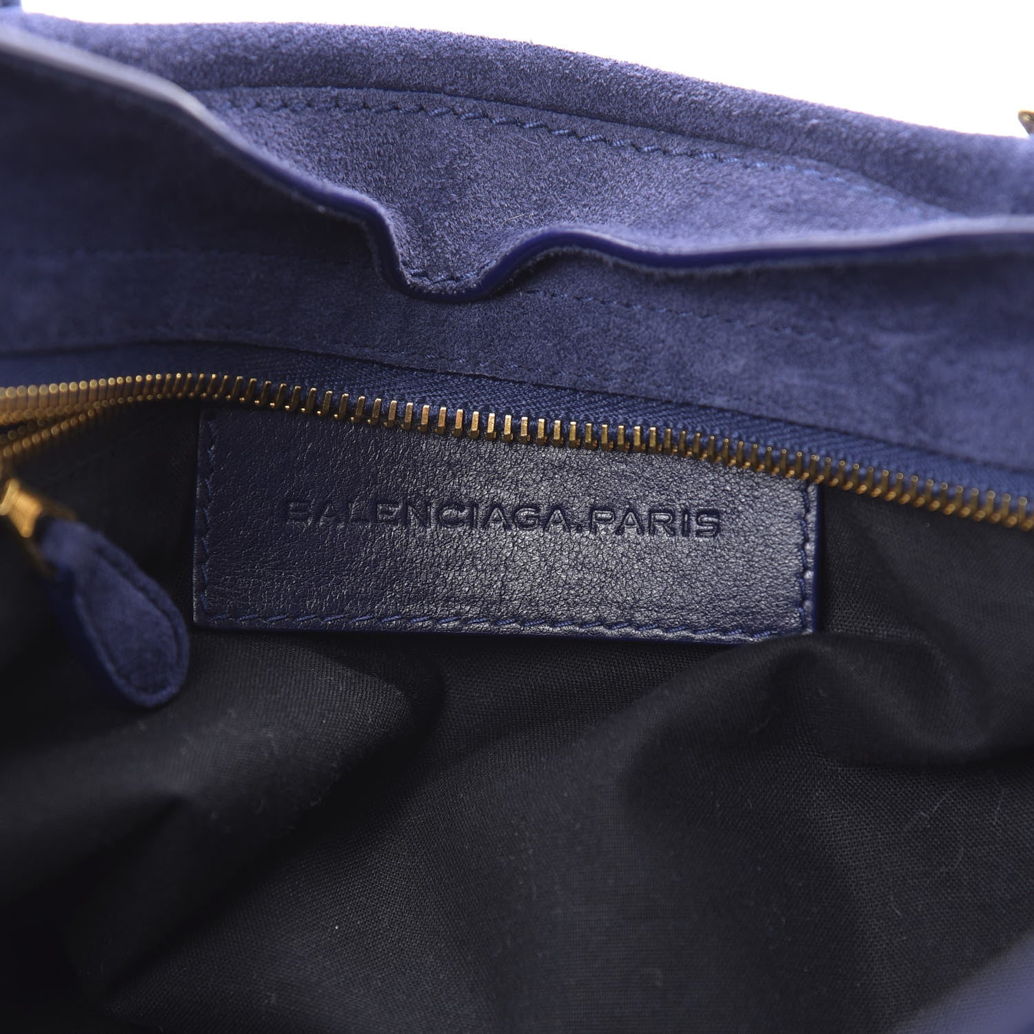 Balenciaga Baby Daim Suede Giant 12 Gold Hardware City Bleu Nuit 6 of 10