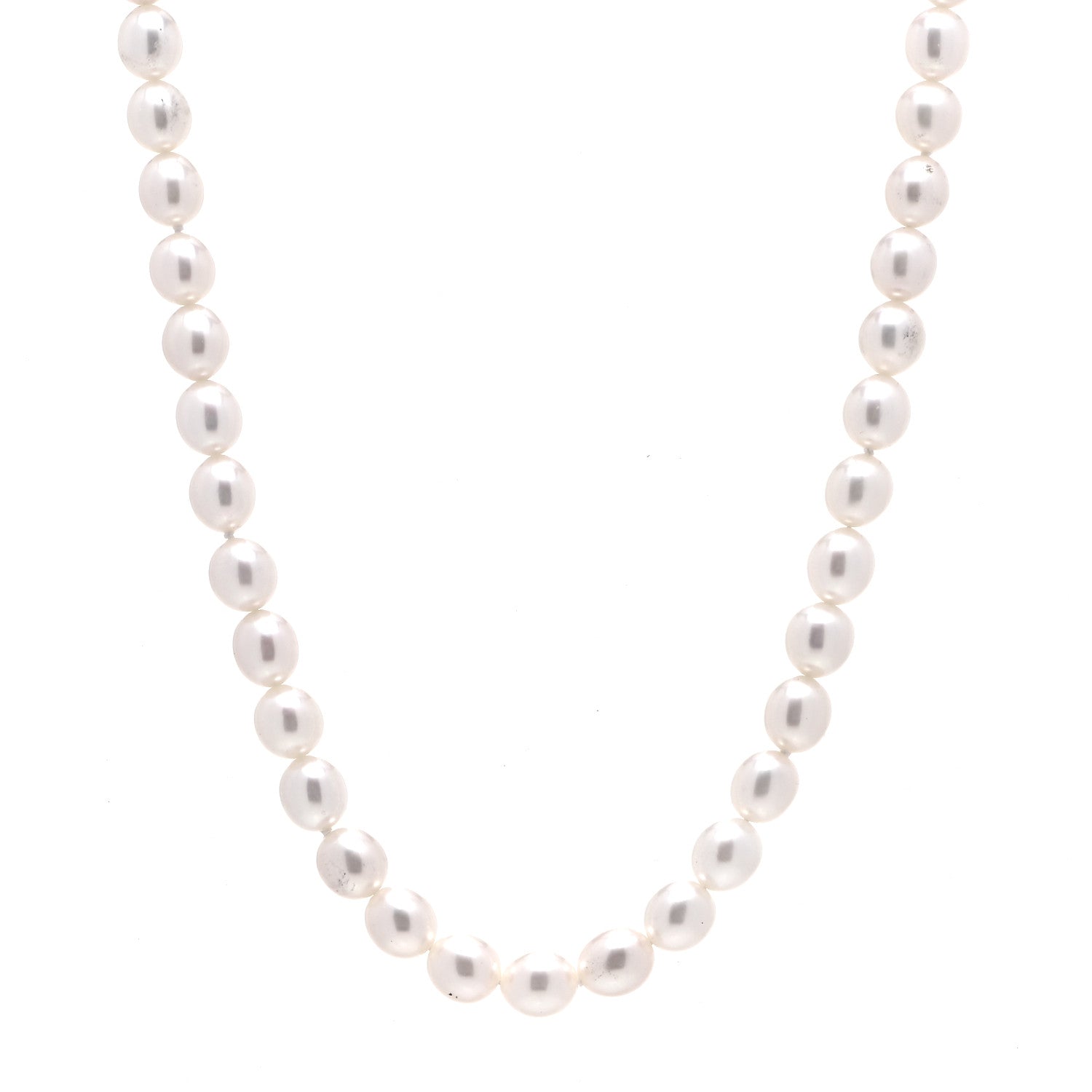 Tiffany Sterling Silver Pearl Strand Toggle Necklace 1 of 4