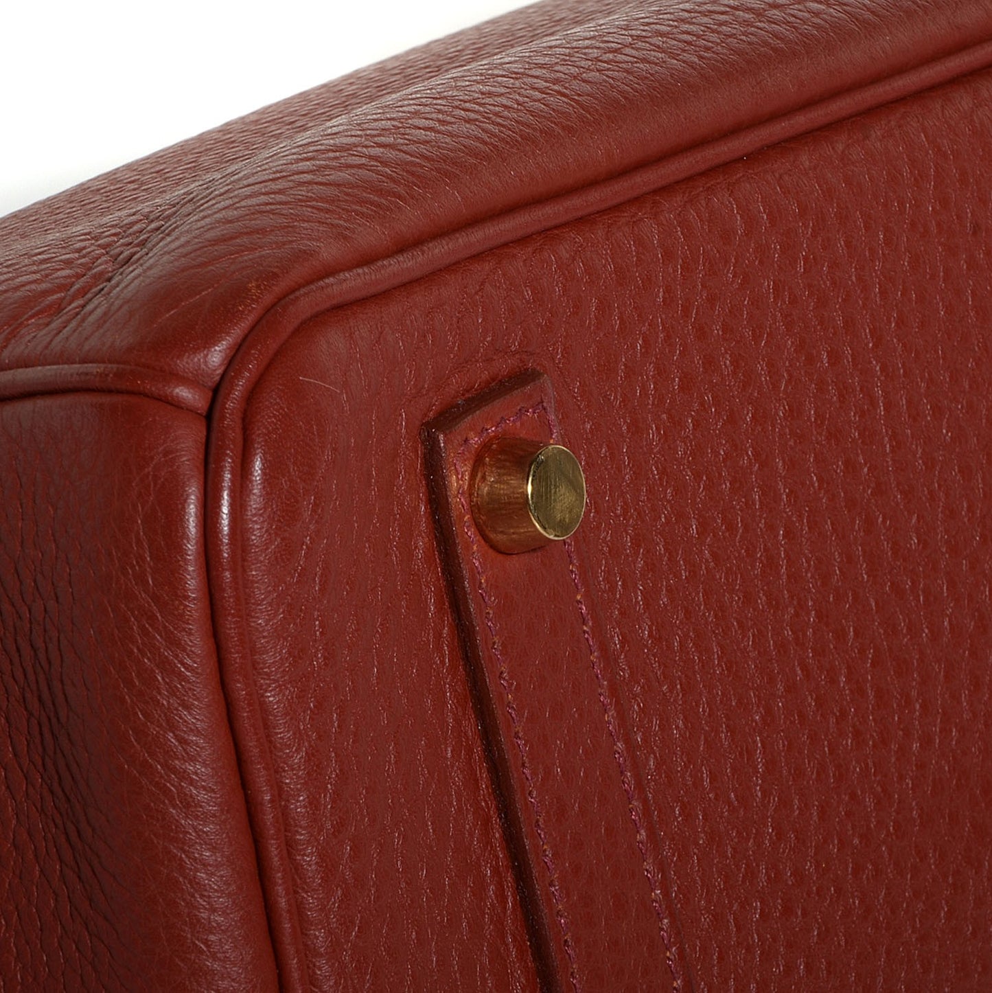 Taurillon Clemence Birkin 35 Brique