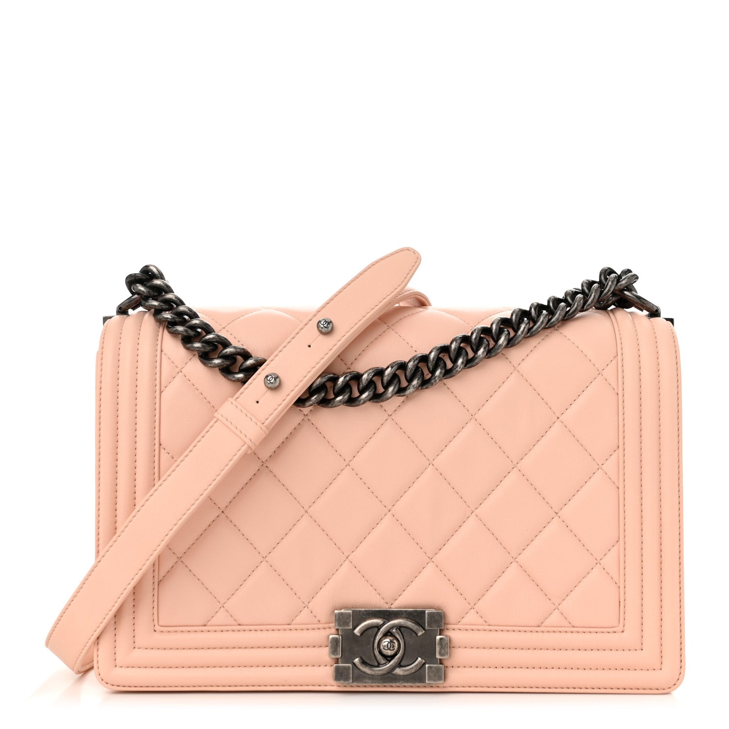 Chanel Calfskin New Medium Boy Flap Pink 1 of 10