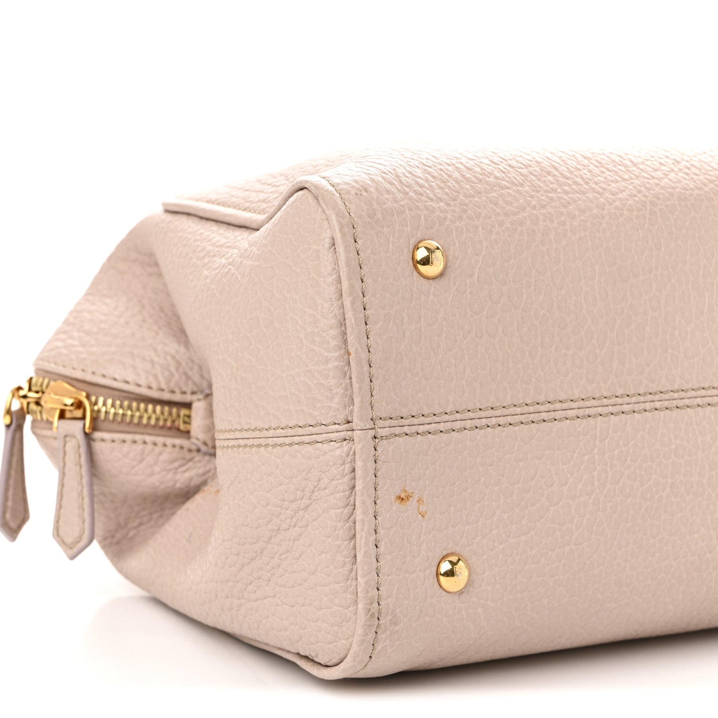 Pebbled Calfskin Small Chameleon Tote Cipria