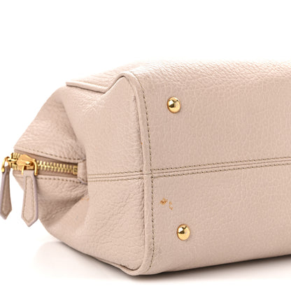 Fendi Pebbled Calfskin Small Chameleon Tote Cipria 9 of 13