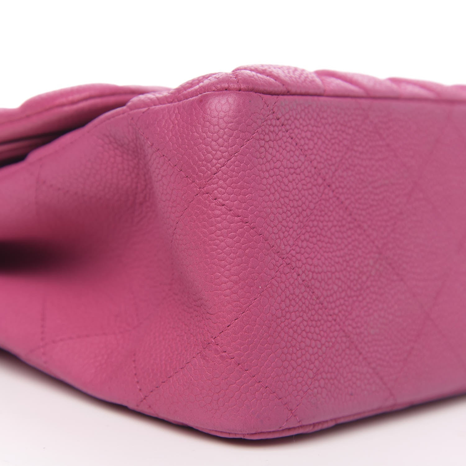 Chanel Iridescent Caviar Quilted Jumbo Double Flap Pink 7 of 9