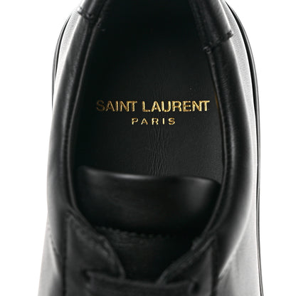 Saint Laurent Calfskin Andy Low Top Sneakers 37 Black 6 of 8