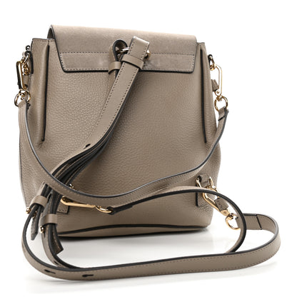 Chloe Suede Calfskin Mini Faye Backpack Motty Grey 3 of 9