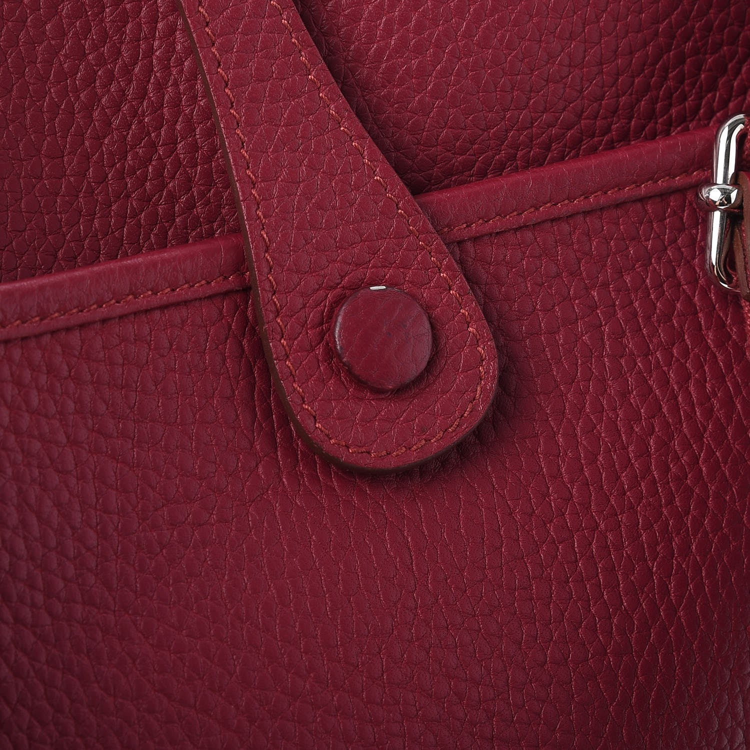 Hermes Taurillon Clemence Evelyne III PM Rubis 8 of 8