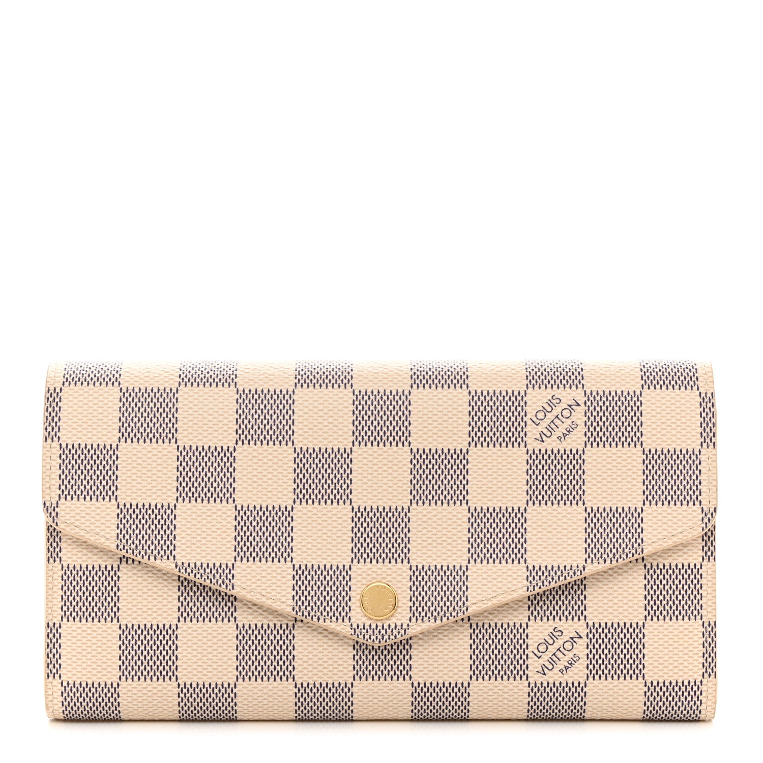 Louis Vuitton Damier Azur Sarah Wallet NM 1 of 7