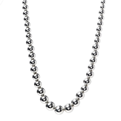 Tiffany Sterling Silver HardWear Graduated Ball Necklace 1 of 5