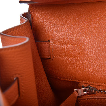Hermes Togo Birkin 35 Orange 9 of 37
