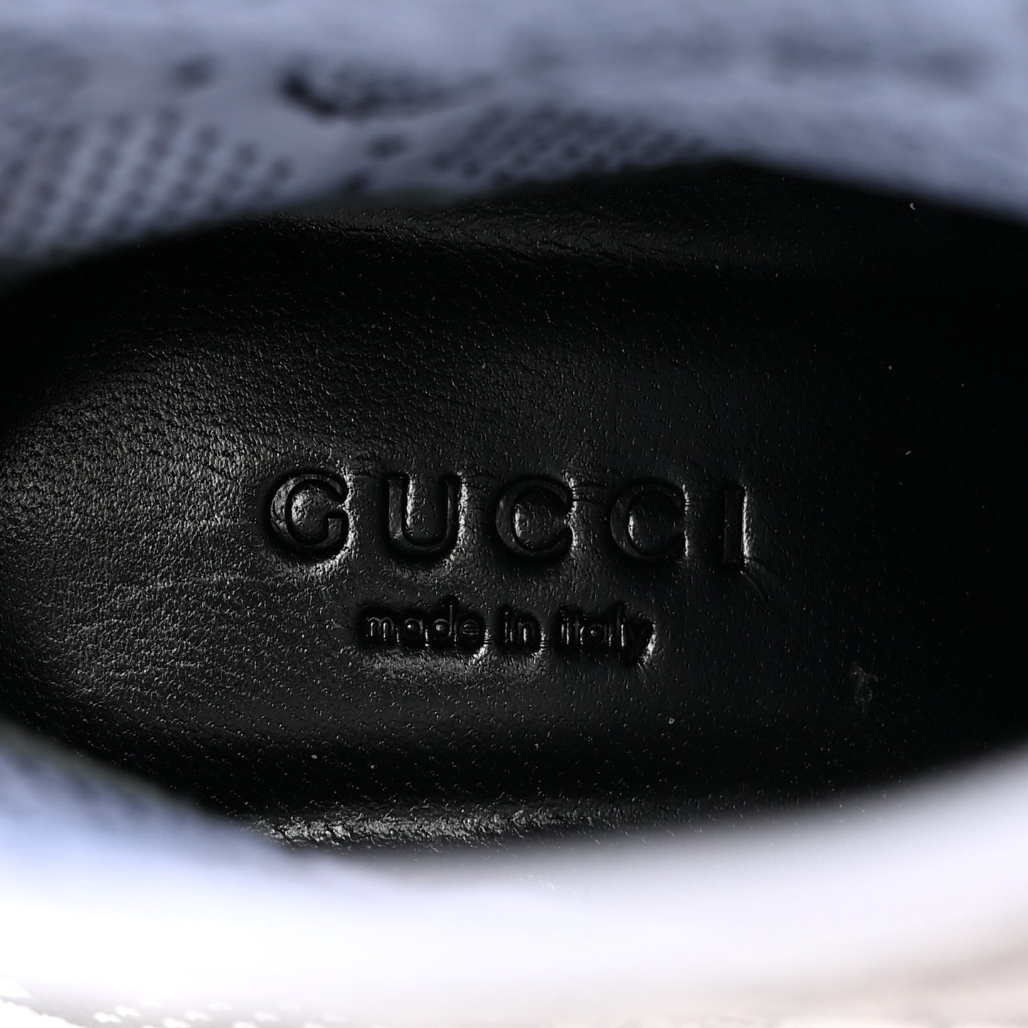 Technical Jersey Knit GG Monogram Square G 75mm Ankle Boots 38 Black Great White