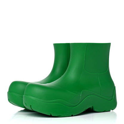 Bottega Veneta Rubber Puddle Ankle Boots 38 Grass 3 of 13