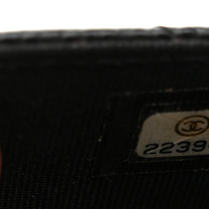 Chanel Caviar Quilted Flap Card Holder Black 8 of 10