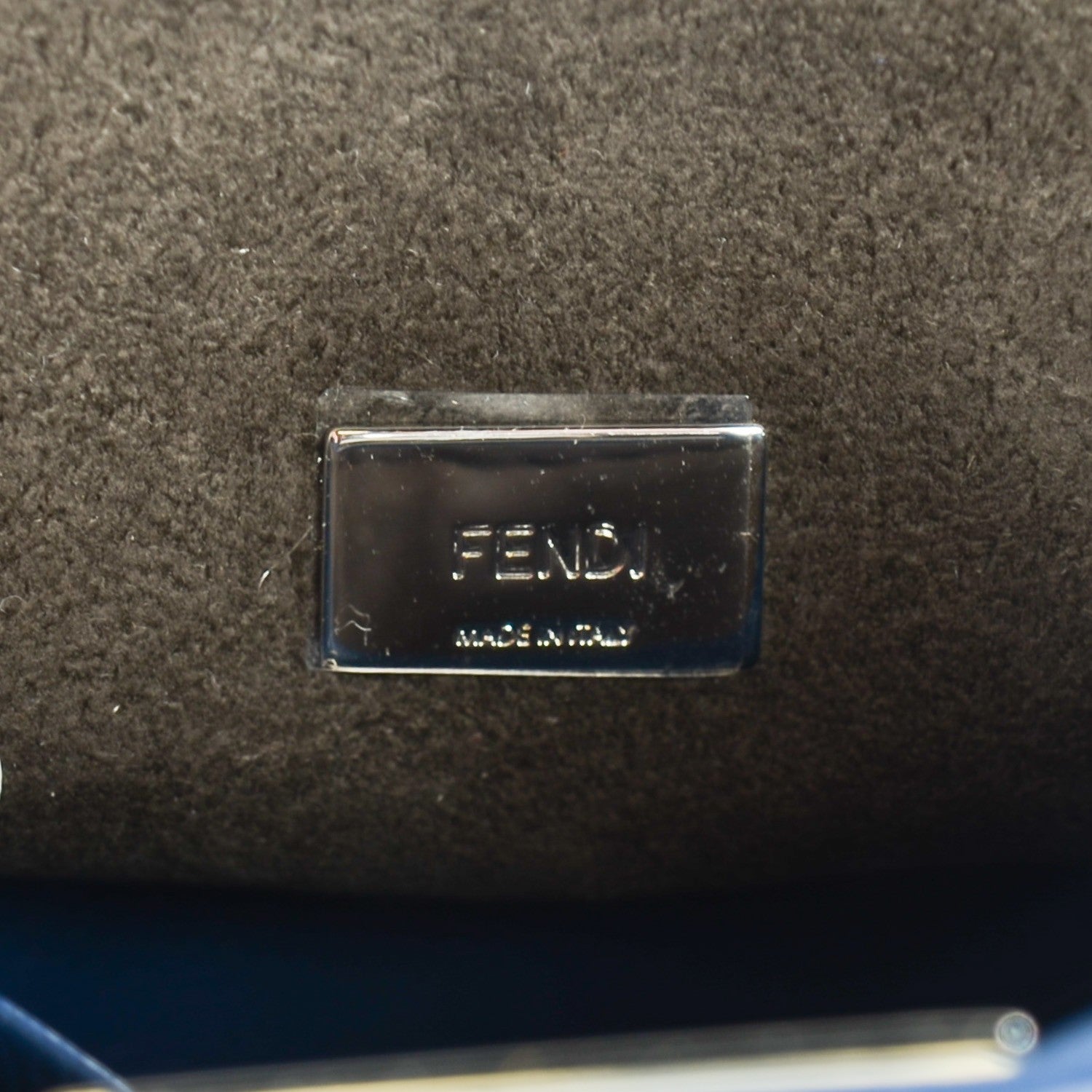 Fendi Nappa Micro Peekaboo Iconic Satchel Iris 6 of 8