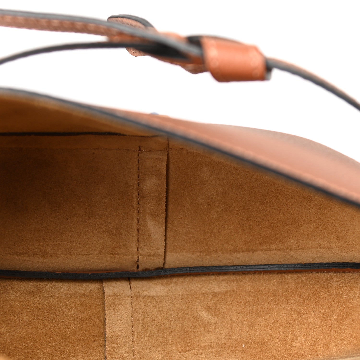 Loewe Pebble Grain Calfskin Mini Gate Dual Bag Tan 5 of 11