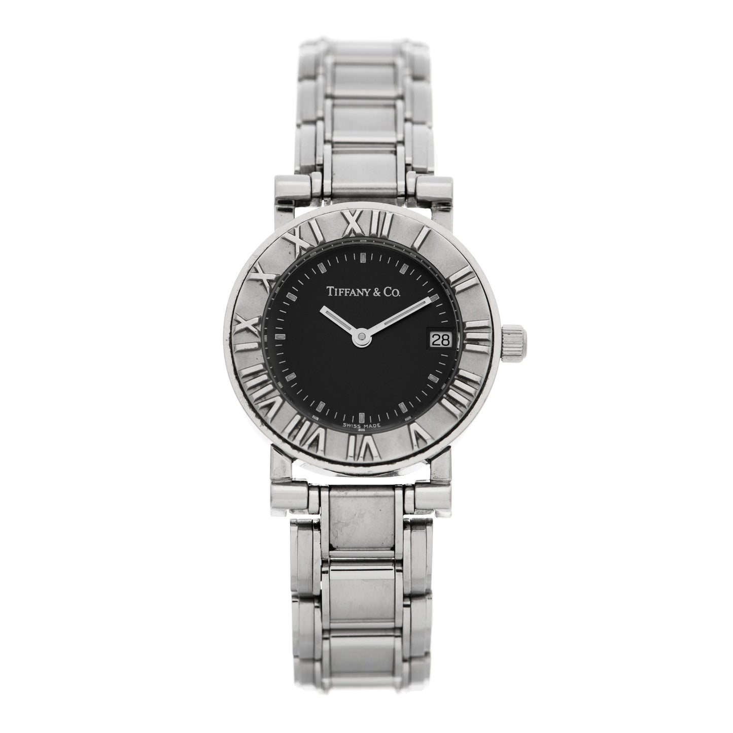 Stainless Steel 25mm Atlas Quartz Watch Black