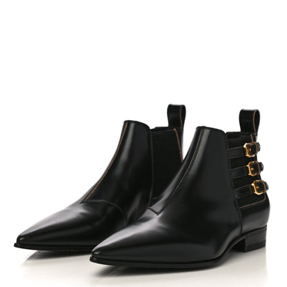 Gucci Cordovan Lux Ankle Boots 38 Black 4 of 10