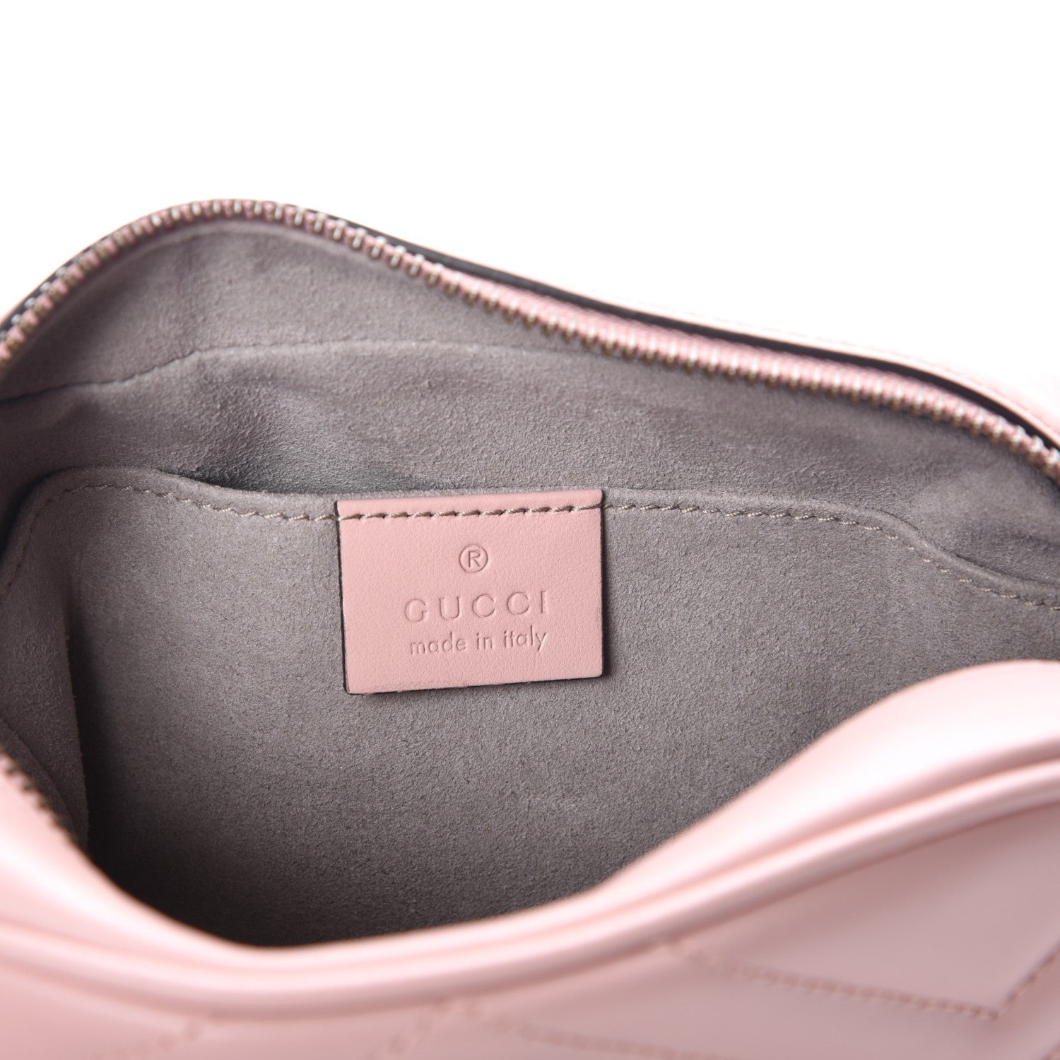 Gucci Calfskin Matelasse Mini GG Marmont Chain Shoulder Bag Perfect Pink 6 of 8