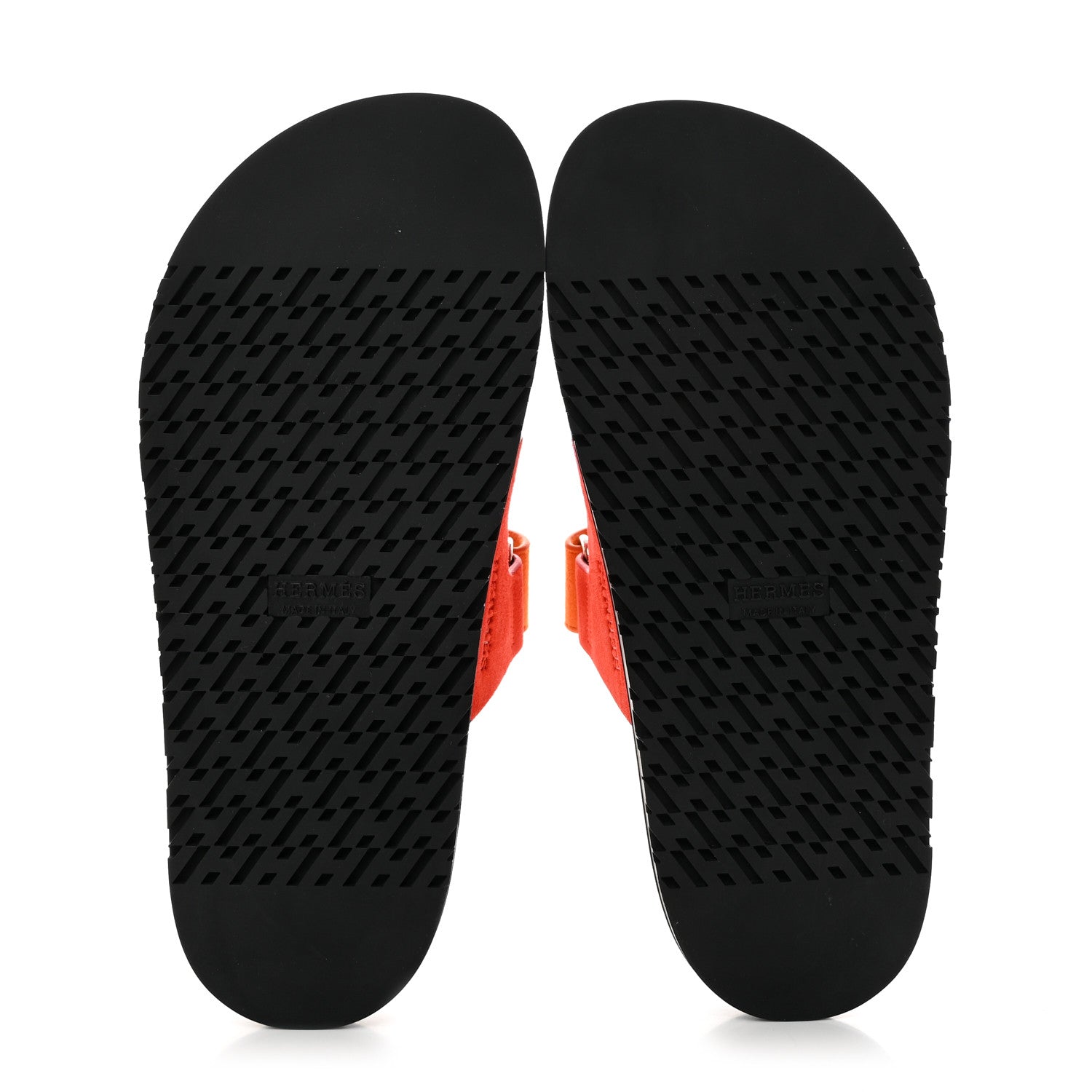 Hermes Suede Goatskin Womens Chypre Sandals 37 Rouge Ecarlate 5 of 10