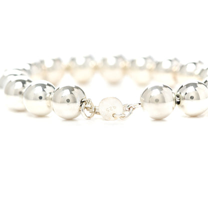 Tiffany Sterling Silver 10mm HardWear Ball Bracelet 6 of 7