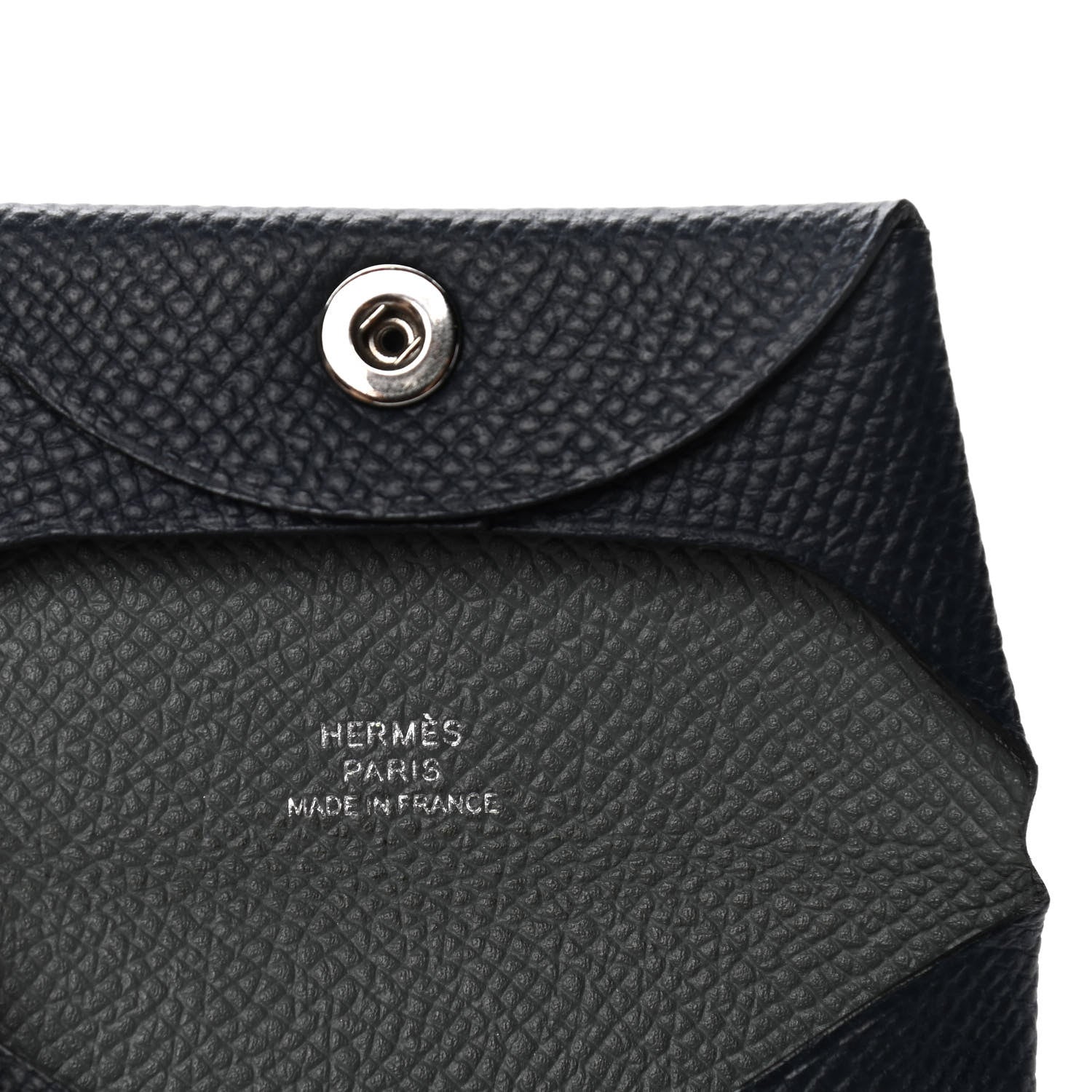 Hermes Epsom Verso Bastia Coin Purse Bleu Indigo Vert Amande 4 of 4