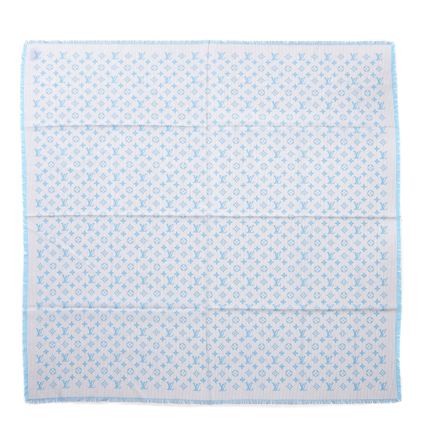 Silk Sur Mesure Square Scarf Blue