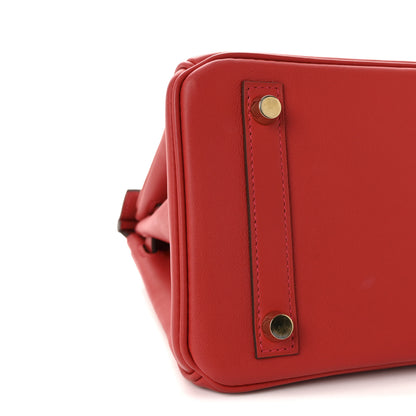 Hermes Swift Birkin 25 Rouge Casaque 9 of 11