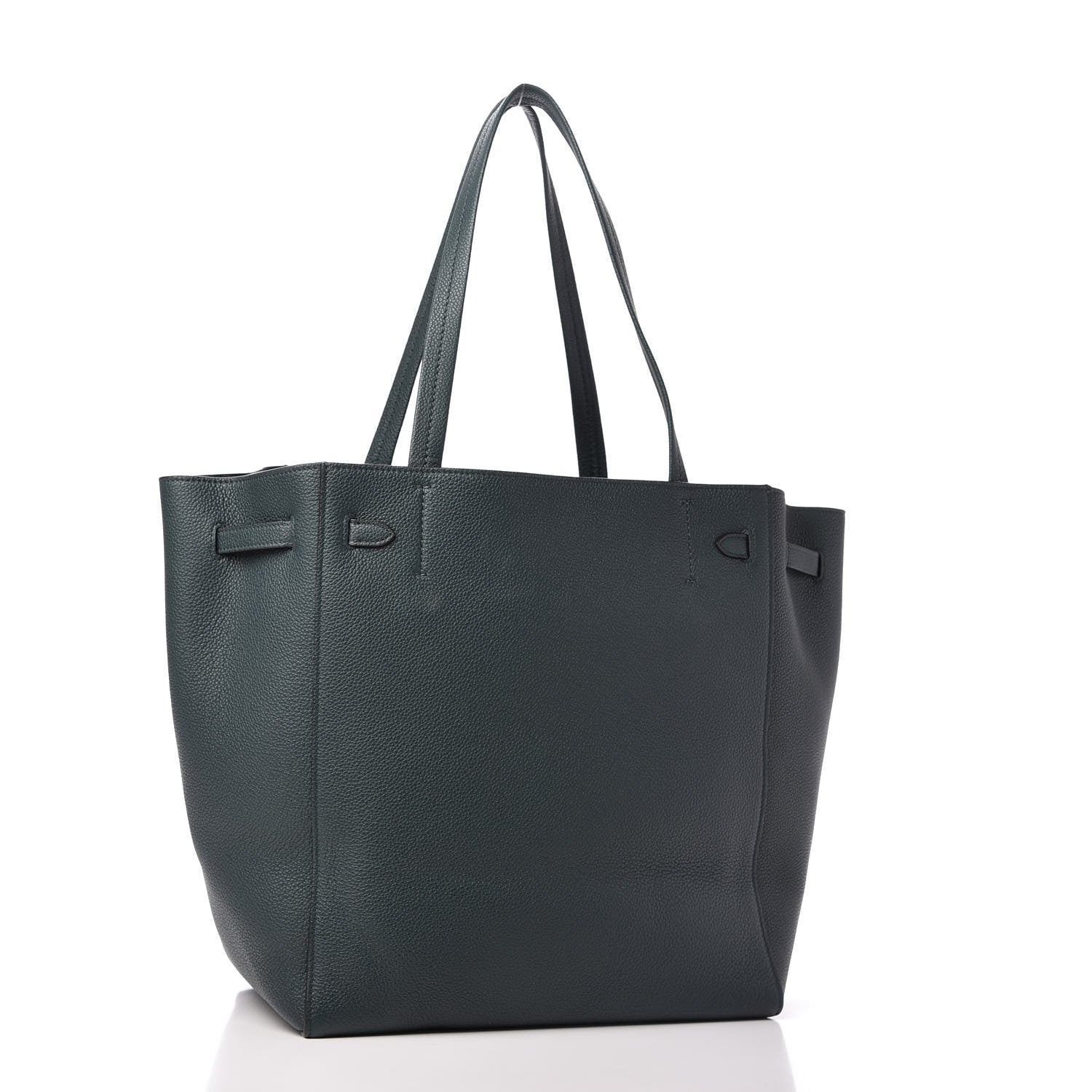 Celine Soft Grained Calfskin Small Belt Cabas Phantom Amazone 3 of 9