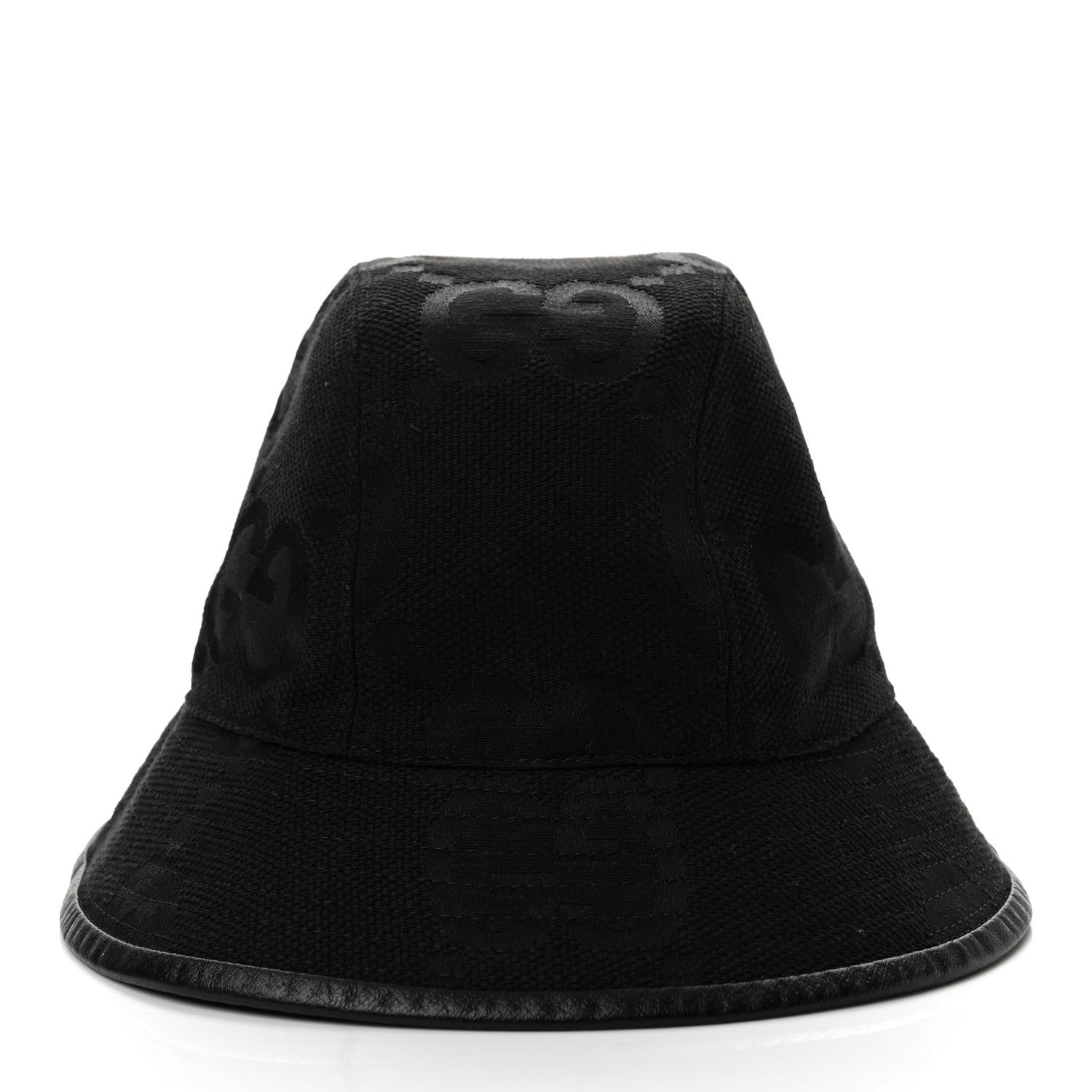 ‼️美品‼️☘️GUCCI グッチ ジャンボＧＧバケットハット 黒☘️ボックスなど付き☘️ Gucci Monogram Jumbo GG Bucket Hat M Black 1981580 – FASHIONPHILE