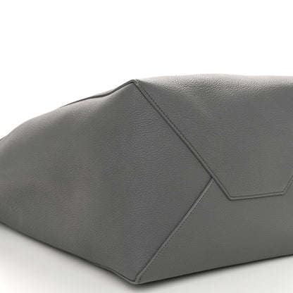 Celine Soft Grained Calfskin Small Belt Cabas Phantom Medium Grey 9 of 11