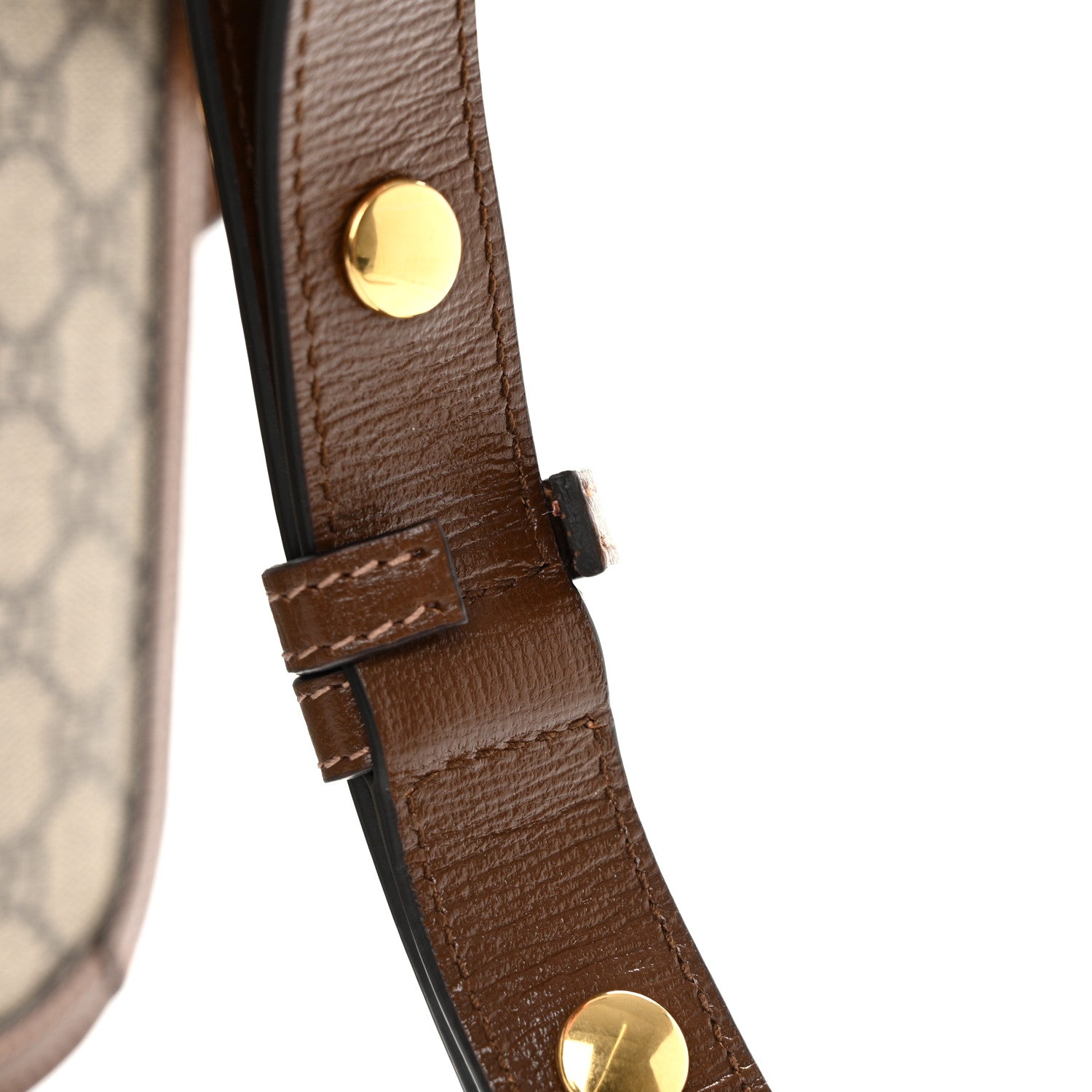Gucci GG Supreme Monogram Horsebit 1955 Shoulder Bag Beige Brown Sugar 12 of 12