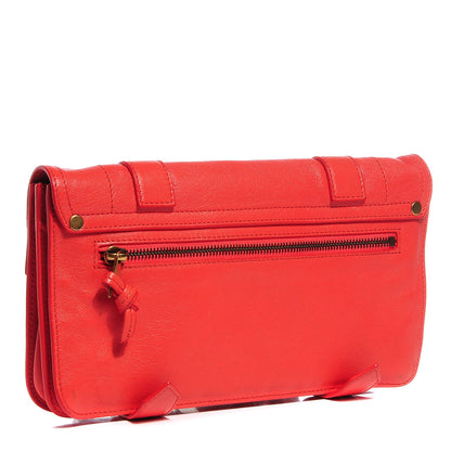 Proenza Schouler Lux Leather PS1 Pochette Clutch Coral 3 of 10