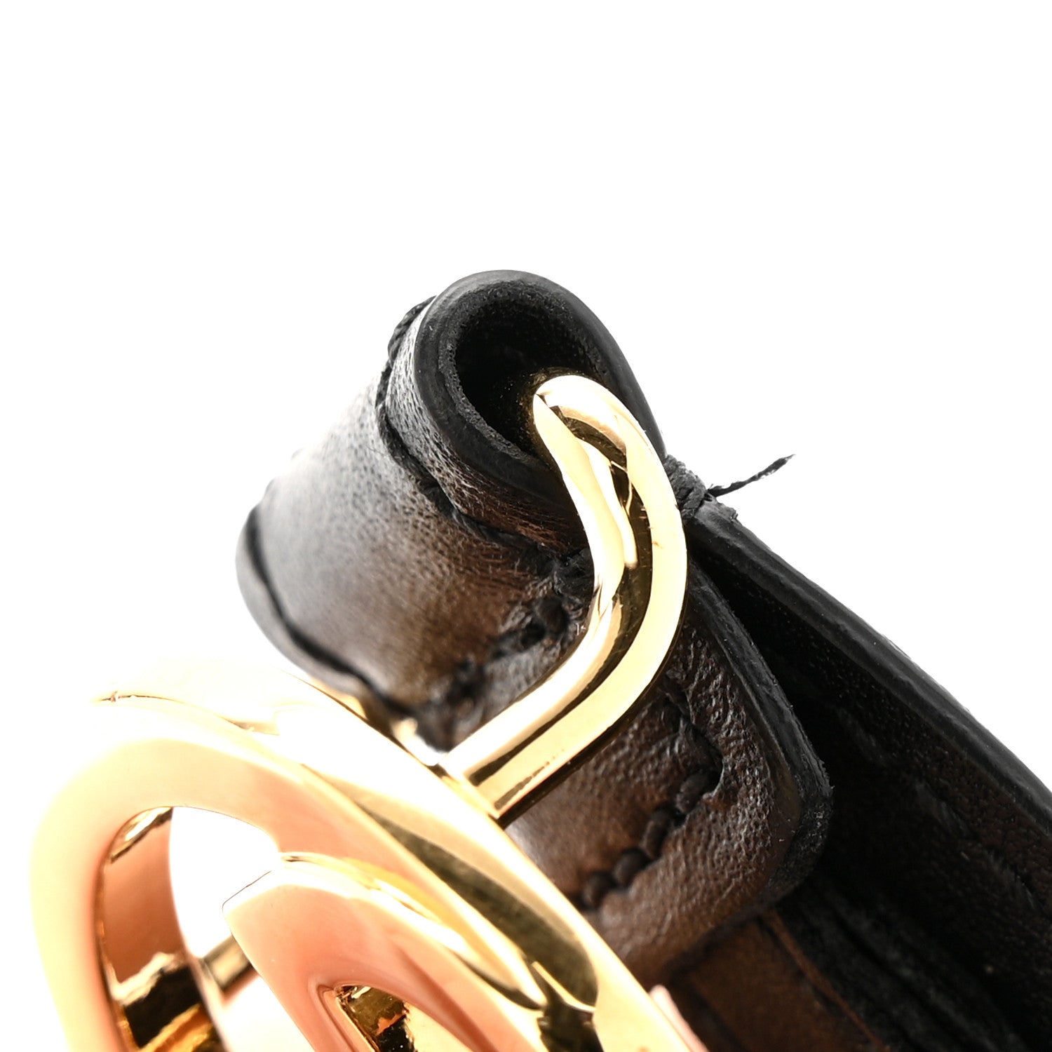 Gucci Ciny Lux Calfskin Blondie 20mm Belt 70 28 Black 12 of 14