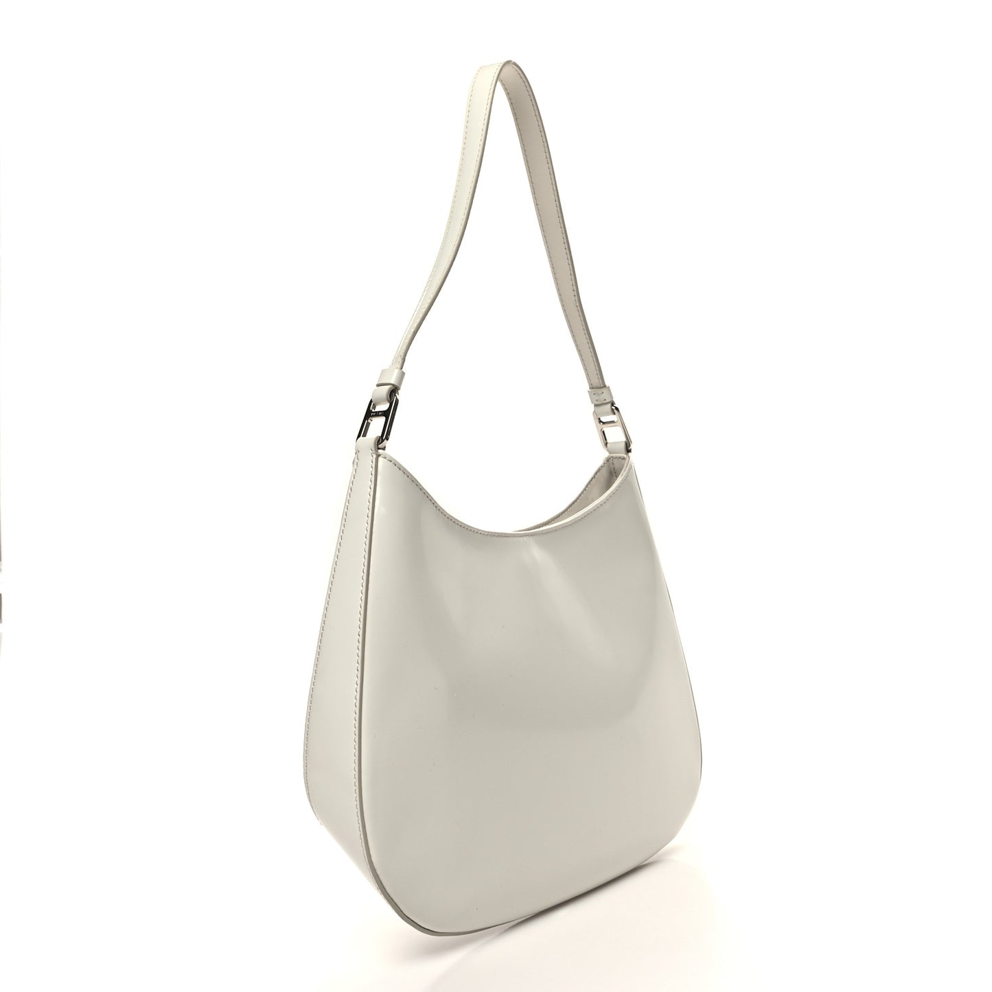 Spazzolato Cleo Shoulder Bag White