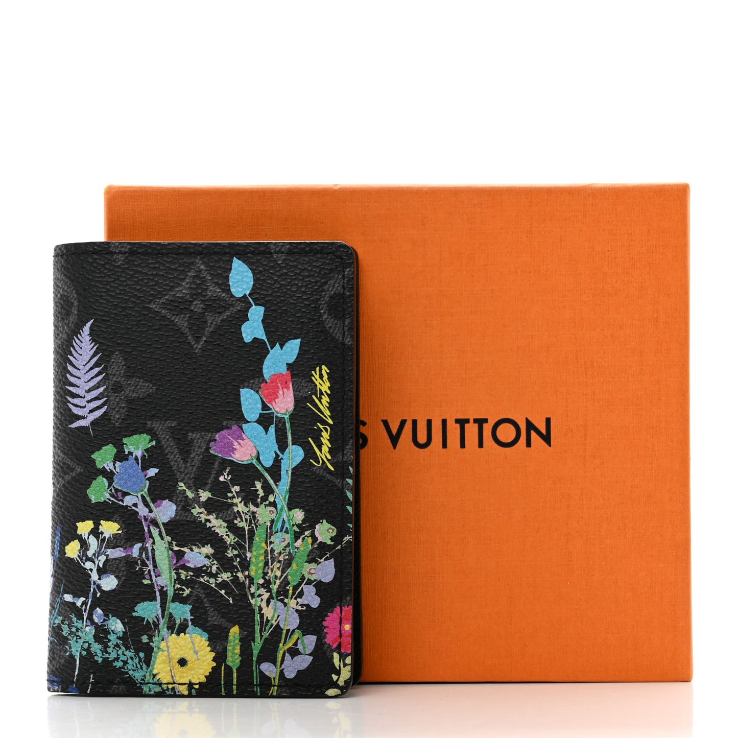 Monogram Eclipse Flower Print Pocket Organizer NM