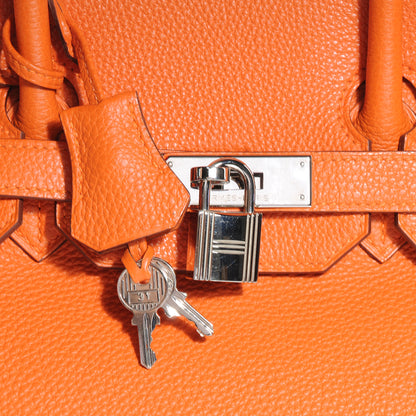Hermes Togo Birkin 35 Orange 9 of 9